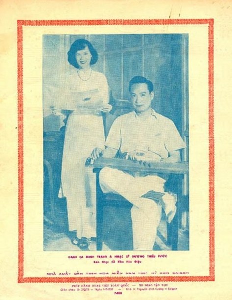 Ca sĩ Minh Trang và NS Dương Thiệu Tước.